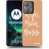 Picasee silikónový čierny obal pre Motorola Edge 40 Neo - Boss Mama