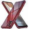 Techsuit - Shockproof Clear Silicone obal pre Motorola Moto G32 - dymovo čierny
