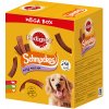 PEDIGREE® Mega Box SchmackosTM - doplnkové krmivo pre dospelé psy (príchuť hovädzie, jahňacie a hydina) - 790g