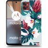 Picasee silikónový prehľadný obal pre Motorola Moto G32 - Rhododendron