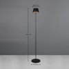 Reality Leuchten Stojacia lampa Suarez LED s dobíjaním, čierna, výška 123 cm, kov - R47706132