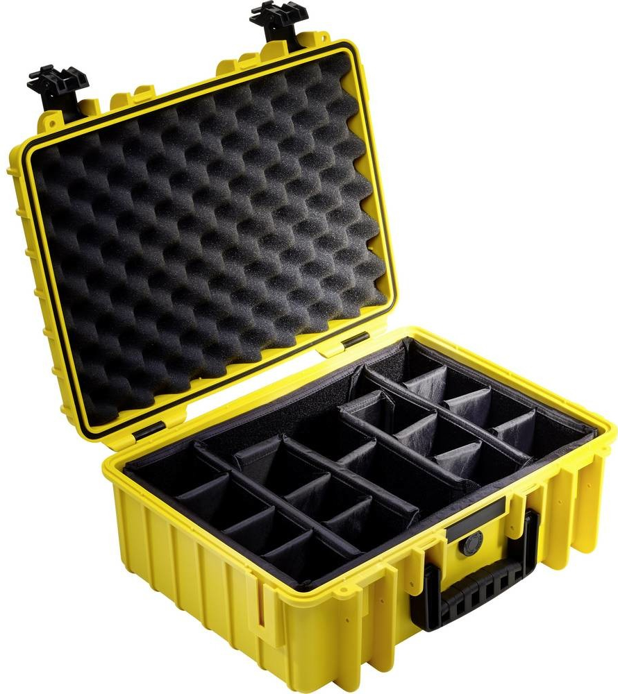 B&W International Outdoor Case type 5000 Padded žlutá 5000/Y/RPD