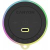 Canyon OnMove 13, prenosný Bluetooth reproduktor, Magsafe kompatibilný, 5W, 600mAh, USB-C nab., čierny CNE-CBTSP13B