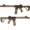 Delta Armory Airsoftová zbraň M4 AR15 SilentOps DMR Alpha EAGLE, celokov - TAN/čier