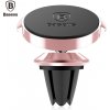 Baseus Small Vent Clip Ears Series Magnetic Suction Bracket - Rose gold