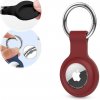 Silikónové pouzdro s karabinkou pre Apple AirTag Farva: Burgundy