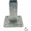 Pätka stĺpika 80x80 mm, ZN