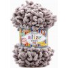 Alize příze Puffy Fine 268 šedohnědá