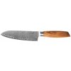 Nôž G21 Gourmet Damascus 17 cm, Santoku, rukoväť zebrawood