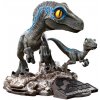 Iron Studios Jurský svet Blue and Beta Mini Co