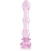 Dream Toys Glaze Glass Rosebud Beaded Plug Pink