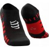 Compressport ponožky No Show Socks Black/Red