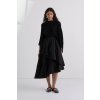 SUKŇA KARL LAGERFELD VOLUMINOUS RUFFLE SKIRT BLACK