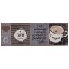 Prateľný koberec do kuchyne FLOMA Coffee - dĺžka 50 cm, šírka 150 cm, výška 0,5 cm