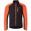 VAUDE Cyklistická vetruodolná bunda - POSTA SOFTSHELL VI - červená/čierna