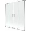 Mexen Velar L Duo, 2-krídlová posuvná vaňová zástena 160 x 150 cm, 8mm číre sklo, chrómová, 896-160-003-02-01