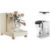 Lelit Bianca PL162T V3, gold + Rocket Espresso FAUSTINO 3.1, white