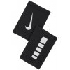 Potítko NIKE Elite Doublewide Wristbands 2 PK Black Čierna