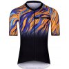 Force LIFE čierno-modro-oranžový - Force Life pánsky dres krátky rukáv čierna/modrá/oranžová vel. L