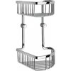 SO - SIDELINE DK2041 - Rohový košík do sprchy dvojitý CHL - chróm lesklý | MP-KOVANIA.sk