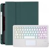 AppleKing puzdro s podsvietenou klávesnicou, touchpadom a priestorom na Apple Pencil pre iPad 10,9