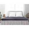 Textilomanie Jersey plachta z mako bavlny LUXORA 90x200 cm tmavosivá