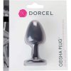 Dorcel Geisha Plug M - guľôčkový análny kolík čierny