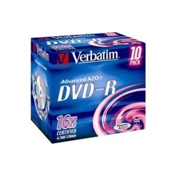 Verbatim DVD-R 4,7GB 16x, 20ks