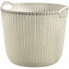 Kôš Curver® KNIT 30 lit., krémový, 39x30 cm