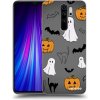 Picasee silikónový prehľadný obal pre Xiaomi Redmi Note 8 Pro - Spooky crew