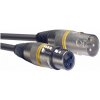 Stagg SMC1 YW, mikrofonní kabel XLR/XLR, 1m
