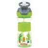 NUBY Fľaša športová s mäkkou sklopiteľnou slamkou 360 ml, zelená, 3+