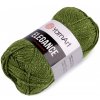 Pletacia priadza Elegance lurex 50 g - 1 ks 10 (113) zelená khaki zlatá