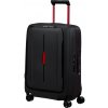 Samsonite ESSENS 55 cm Kufor Spinner grafitová Čierna Charcoal/Red 39L