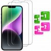 2x TVRDENÉ SKLO pre APPLE IPHONE 14 RYCHLÁ 9H | 2-balenie