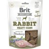 Maškrta pre psov Brit Care Jerky Rabbit Meaty Coins 80 g
