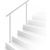 Yakimz zábradlie z nehrdzavejúcej ocele na schody zábradlie balkón s/bez priečok (160 cm, 0 priečok)