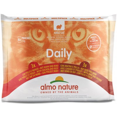 Výhodné balenie Almo Nature Daily Menu 12 x 70 g - Mix V (2 druhy)