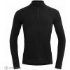Devold Duo Active Merino 205 Zip Neck tričko, čierna S