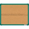 Korková nástenka 60x45 (AL rám zelený)