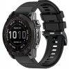 Remienok Solid Wristband čierny pre hodinky Garmin 22mm