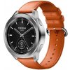 AC mobile Originálny kožený opasok na Xiaomi Watch S3 / S4 Barva: Oranžová