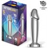 AfterDark Sarmy Metal Vibrating Dildo Plug Size S