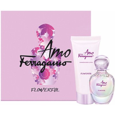 Salvatore Ferragamo Amo Ferragamo Flowerful EDT 50 ml + telové mlieko 100 ml darčeková sada