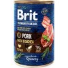 Brit Premium by Nature Pork with Trachea 400g konzerva pre psov
