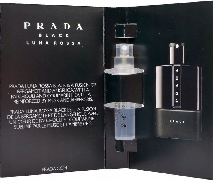 Prada Luna Rossa Black parfumovaná voda pánska 1,2 ml vzorka