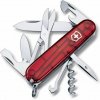 VICTORINOX nůž Climber red-transparent, 91mm, 14 funkcí