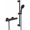 Grohe QuickFix Precision Start Sprchový set s termostatom, matná čierna 345972431-GR
