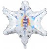 Fóliový balón Snehová vločka, holografický 45cm