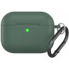 VSETKONAMOBIL 122582 HOOK Silikónový obal pre Apple AirPods Pro 3 tmavozelený
